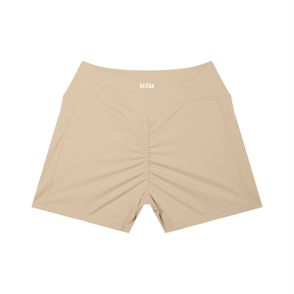 Women’s High-Rise Pocket Yoga Shorts | Scrunch Butt Gym & Workout Shorts – SELBA