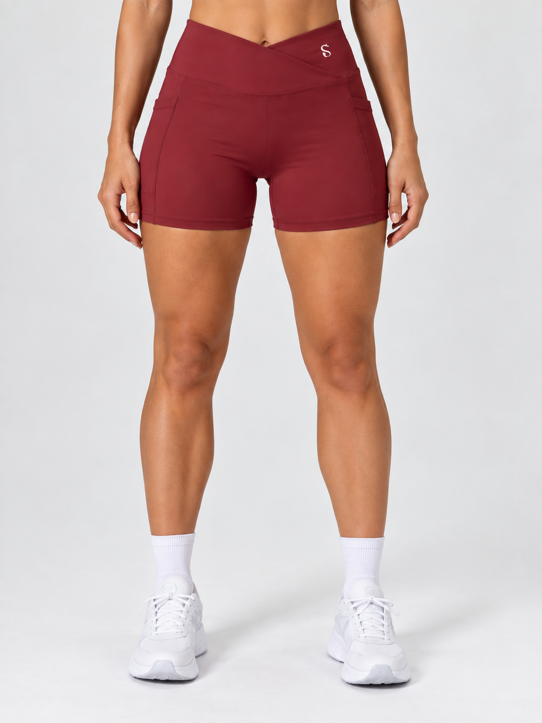 Women’s High-Rise Pocket Yoga Shorts | Scrunch Butt Gym & Workout Shorts – SELBA