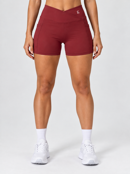 Women’s High-Rise Pocket Yoga Shorts | Scrunch Butt Gym & Workout Shorts – SELBA