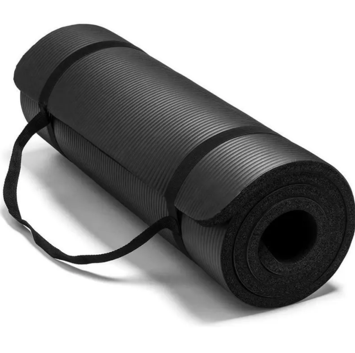 Non-Slip Yoga Mat – 10mm Thick High-Density NBR Foam Mat for Yoga, Pilates & Home Fitness
