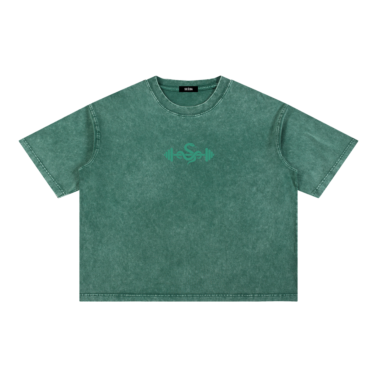 Oversized Mineral Wash Gym T-Shirt | Heavyweight Cotton Pump Cover – Selba