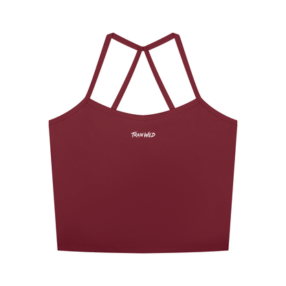 Selba Women’s Strappy Yoga & Training Tank Top – Cropped Athletic Fit