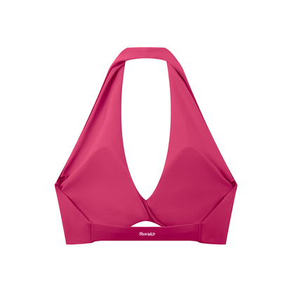Selba Women’s Twist-Front Halter Sports Bra