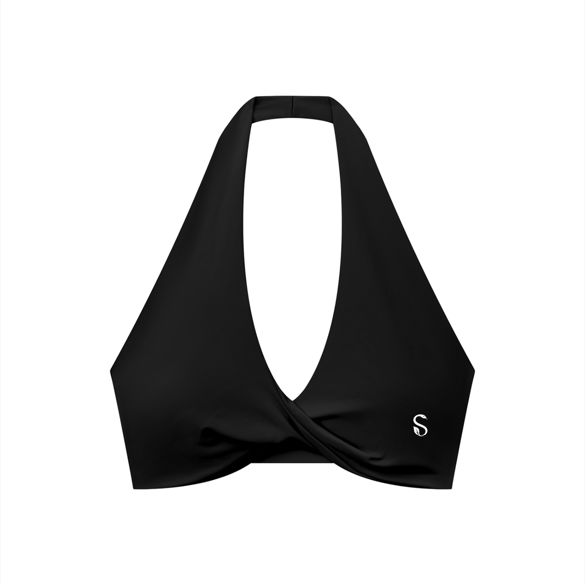 Selba Women’s Twist-Front Halter Sports Bra