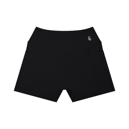 Women’s High-Rise Pocket Yoga Shorts | Scrunch Butt Gym & Workout Shorts – SELBA