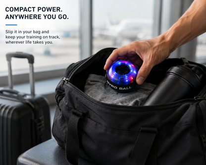 LED Gyroscopic Power Ball Wrist & Forearm Trainer | Grip Strength Exerciser