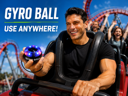 LED Gyroscopic Power Ball Wrist & Forearm Trainer | Grip Strength Exerciser