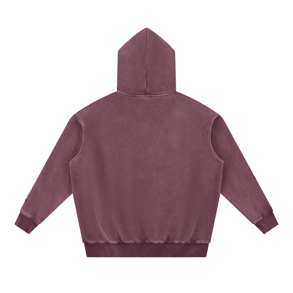 Train Wild Snow Wash Oversized Gym Hoodie | Heavyweight Fleece Pump Cove