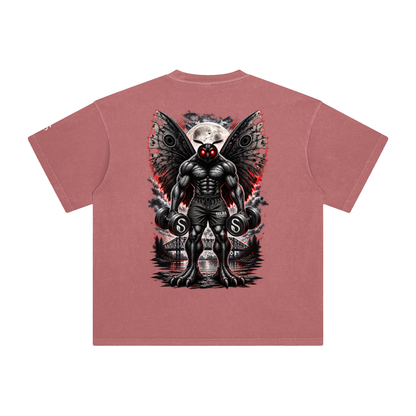Buff Mothman “Train Wild” Oversized Gym Graphic Tee