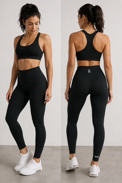 Women’s High-Waisted High Rise Ankle Length Workout Leggings | Gym & Training Leggings | Selba Gym Supply