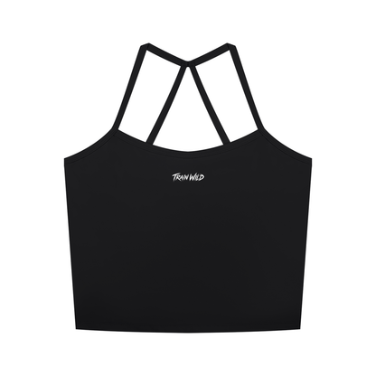 Selba Women’s Strappy Yoga & Training Tank Top – Cropped Athletic Fit