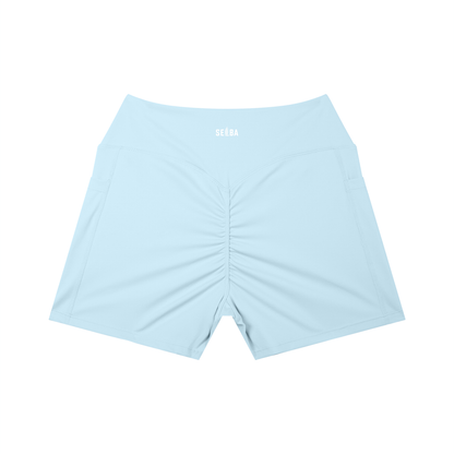 Women’s High-Rise Pocket Yoga Shorts | Scrunch Butt Gym & Workout Shorts – SELBA
