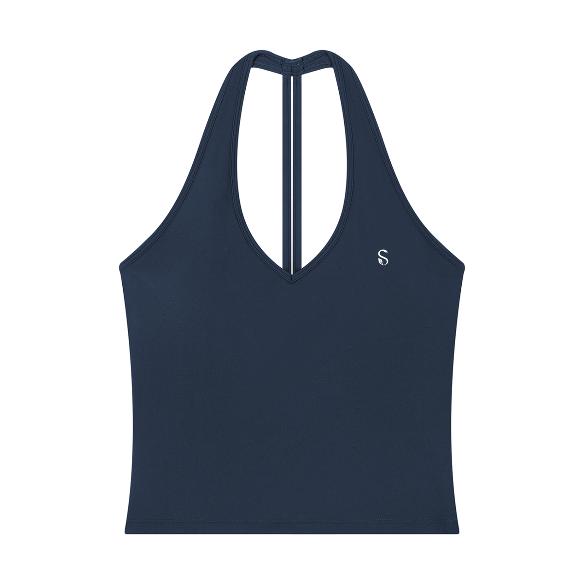 Women’s Halter V-Neck Yoga Tank Top | Fitted Gym & Workout Top
