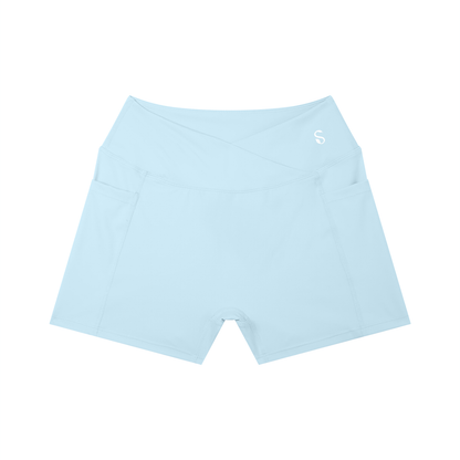 Women’s High-Rise Pocket Yoga Shorts | Scrunch Butt Gym & Workout Shorts – SELBA