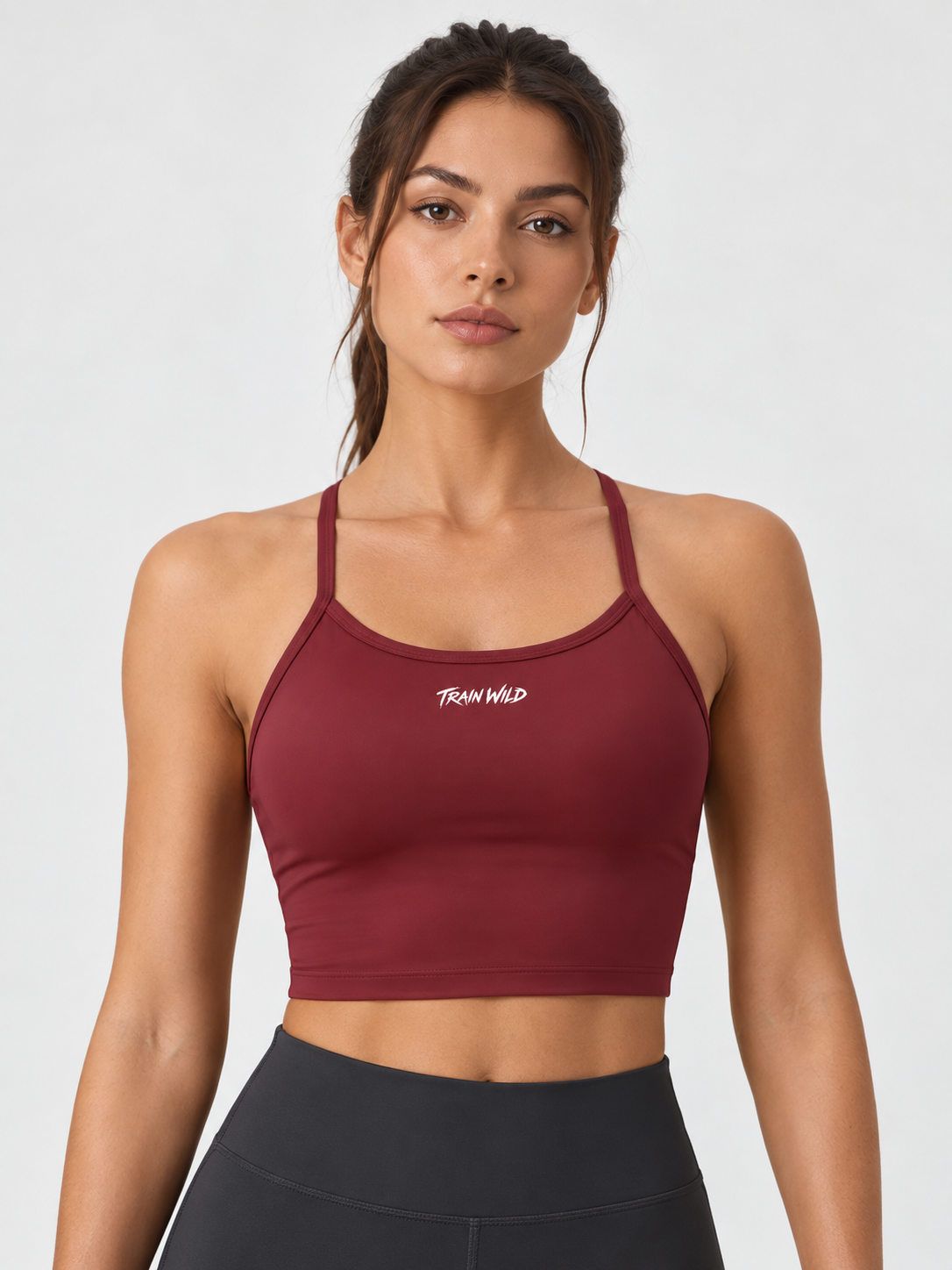 Selba Women’s Strappy Yoga & Training Tank Top – Cropped Athletic Fit