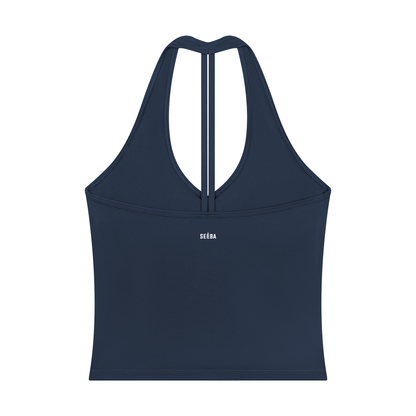 Women’s Halter V-Neck Yoga Tank Top | Fitted Gym & Workout Top