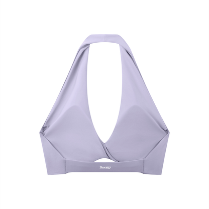 Selba Women’s Twist-Front Halter Sports Bra