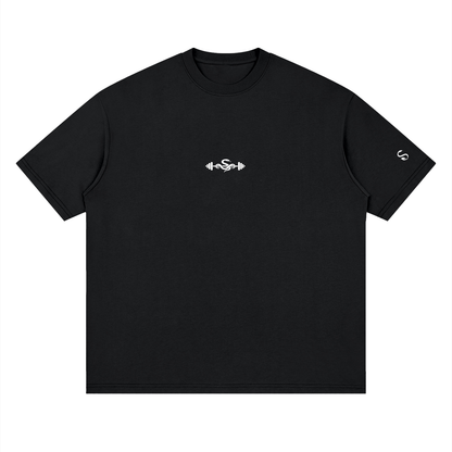 Selba Snake & Barbell Gym T-Shirt | Black Weightlifting & Strength Training Tee Pump Cover