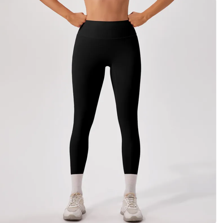 High Waist Sculpting Yoga Leggings – Quick-Dry Moisture-Wicking Squat proof Fitness Pants for Yoga, Gym & Running