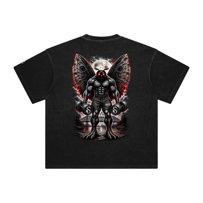Buff Mothman “Train Wild” Oversized Gym Graphic Tee