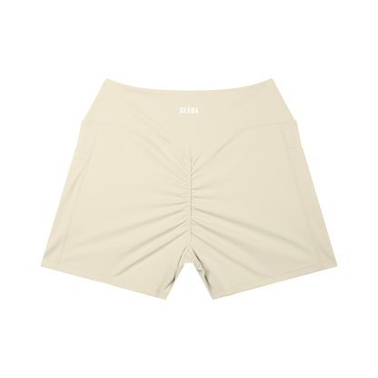 Women’s High-Rise Pocket Yoga Shorts | Scrunch Butt Gym & Workout Shorts – SELBA