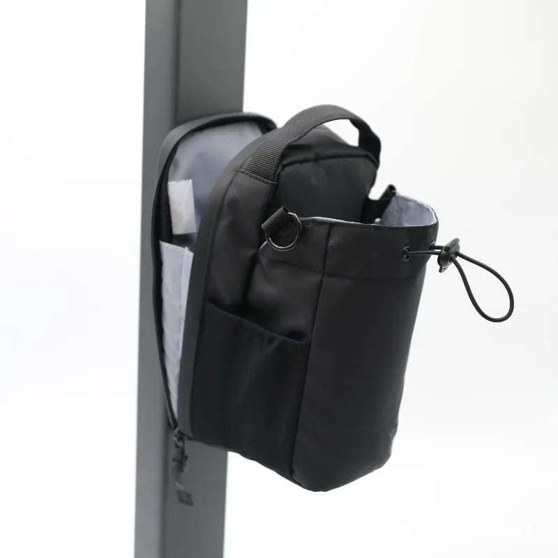 Magnetic Water Bottle Holder Bag for Gym Equipment | Workout Storage Bag