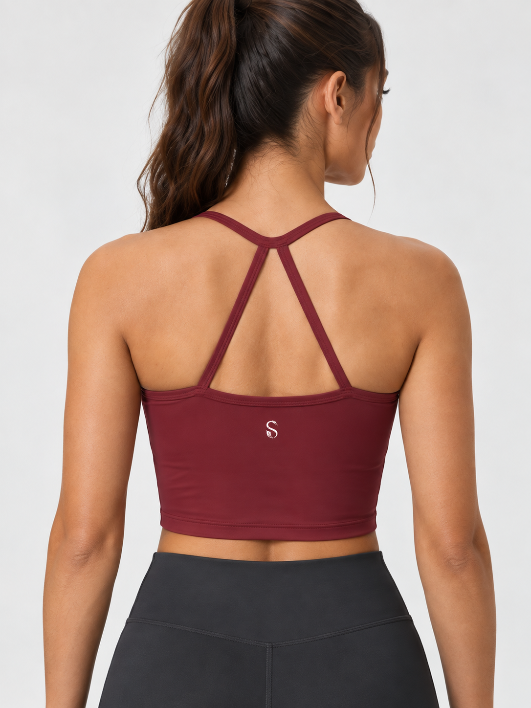 Selba Women’s Strappy Yoga & Training Tank Top – Cropped Athletic Fit