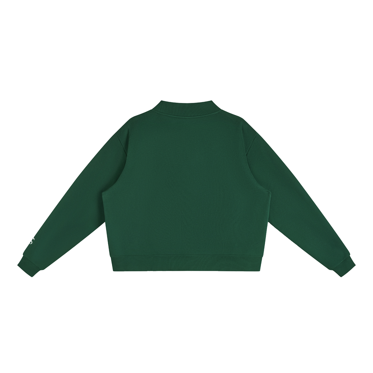 Essential Oversize Fleece Mock-Neck Sweatshirt