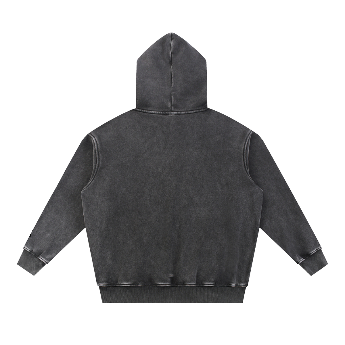 Train Wild Snow Wash Oversized Gym Hoodie | Heavyweight Fleece Pump Cove