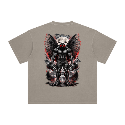 Buff Mothman “Train Wild” Oversized Gym Graphic Tee